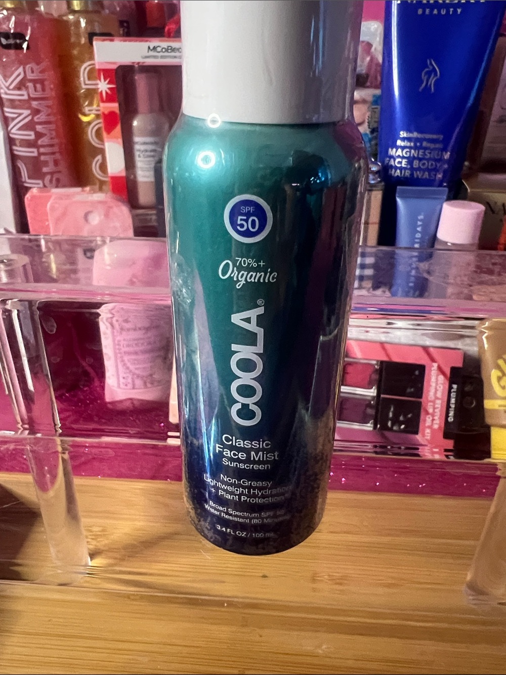 COOLA Classic Face Mist SPF 50 - Teal Metallic